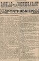 Dagblad van Noord Brabant - 02 augustus 1933 - Opening wielerbaan te Raamsdonk(dorp)