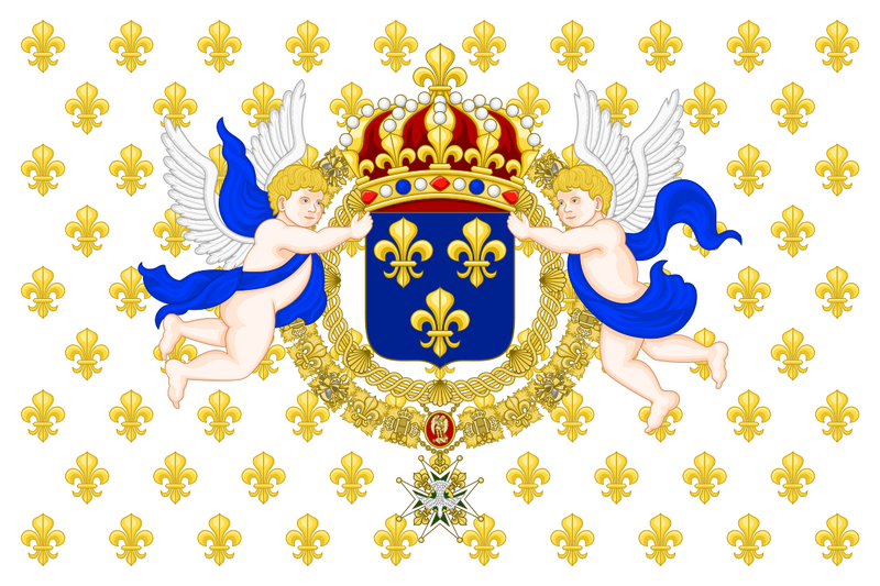 Bestand:Royal Standard of the King of France.svg