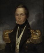 Een jonge Hendrik als Luitenant ter Zee der tweede klasse in 1836
