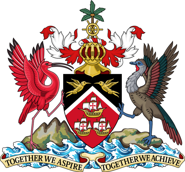 Bestand:Coat of arms of Trinidad and Tobago.svg