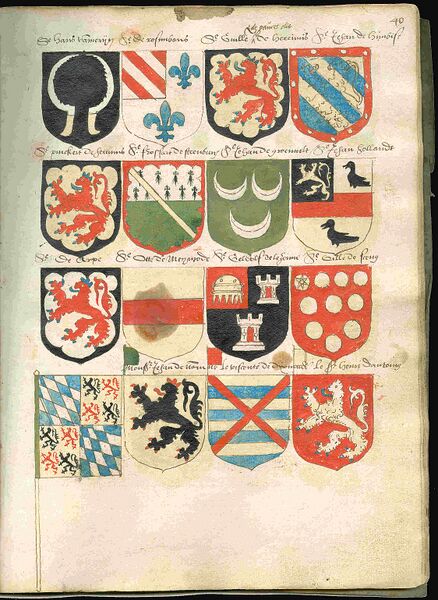 Bestand:Page 49 from a copy of Wapenboek Beyeren (armorial) from ca. 1600.jpg