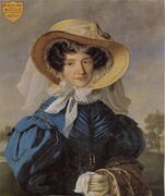 Anna Paulowna omstreeks 1830