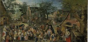 De Pinksterbruid, van Pieter Breugel de Jonge