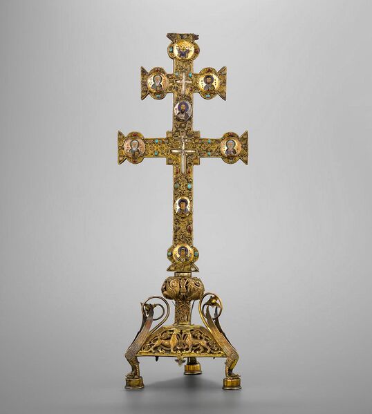 Bestand:Anoniem, Reliekkruis van het Heilige Kruis (ca. 1228 - 1250), TO 25, KBS-FRB (2).jpg