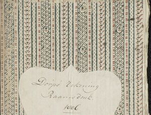 Dorps rekening Raamsdonk 1806