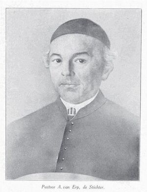 Pastoor Antonius van Erp - De stichter van de congregatie [door A. v. Domburg 1904]