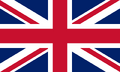 Vlag van het Verenigd Koninkrijk met daarin de vlaggen van Ierland en Schotland