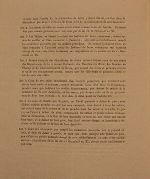 Pagina 2: Decreet van Napoleon 18 augsutus 1811