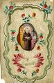 S. Franciscus, afgebeeld als Franciscaner monnik (Devotieprent - Stedelijk Museum Breda - Datering 1800–1830)