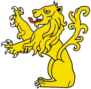 Lion Sejant Erect.svg