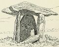 Tekening van de portal tomb op de Bree Hill, The Dolmens of Ireland, 1897