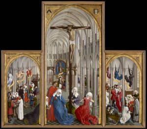 De Zeven Sacramenten, Rogier van der Weyden, (1440-1445), Koninklijk Museum voor Schone Kunsten Antwerpen, 393-395.jpg