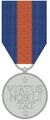 Medaille van een Broeder van de Orde van de Nederlandse Leeuw, keerzijde met de ordespreuk