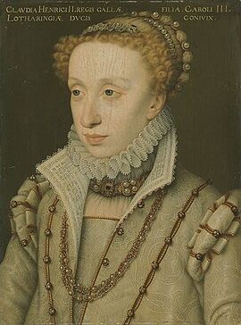 Portret Claudia van Valois, tussen 1522 en 1572 door François Clouet
