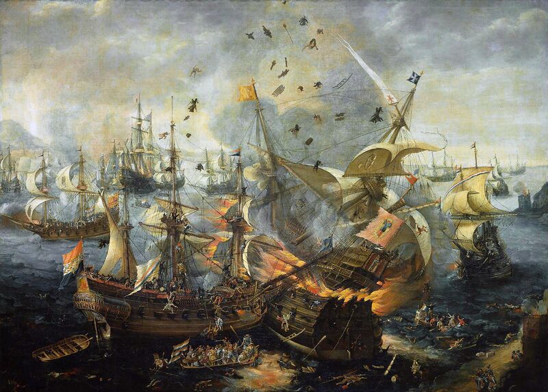 Bestand:Battle of Gibraltar 1607.jpg