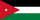 Vlag Positiekaart Jordanië