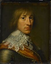 Zijn voorganger en oudere broer: Portret van Hendrik Casimir I, graaf van Nassau-Dietz ca. 1632 Wybrand de Geest Rijksmuseum Amsterdam