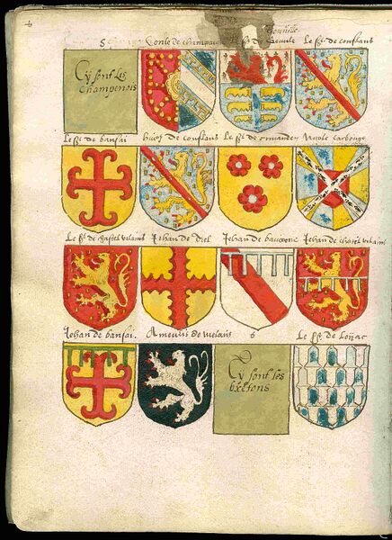 Bestand:Page 06 from a copy of Wapenboek Beyeren (armorial) from ca. 1600.jpg