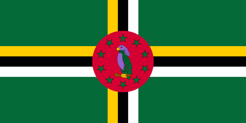Bestand:Flag of Dominica.svg