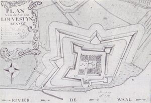 Plattegrond loevestein 1756.jpg