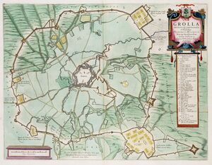 Siege of Grol (Groenlo) 1627 - Grolla Obsessa et Expugnata (J.Blaeu).jpg