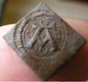 16TH CENT COINWEIGHT  IN VF CONDITIO'N ON MY RESEARCH POSSIBLE DATES AROUND 1582 1584 WITH THE A ARRANGEMENT.