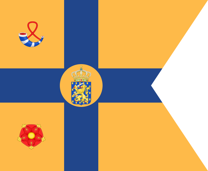 Bestand:Standard of a Princess of the Netherlands (daughters of Juliana).svg