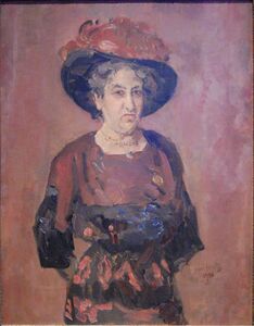 Portret uit 1920 door Isaac Israëls