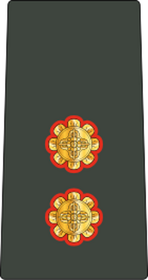 08.Bhutan Army-1LT.svg