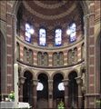 Rondleiding door de Sint Bavokerk: Interieur rechterkoepel met twee raampartijen