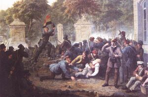 Episode de la révolution de 1830 by Constantin Fidèle Coene.jpg