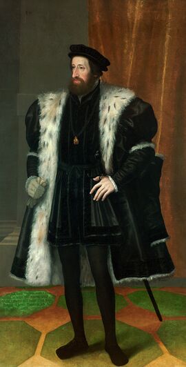 Portret van Ferdinand I door Hans Bocksberger de Oudere.