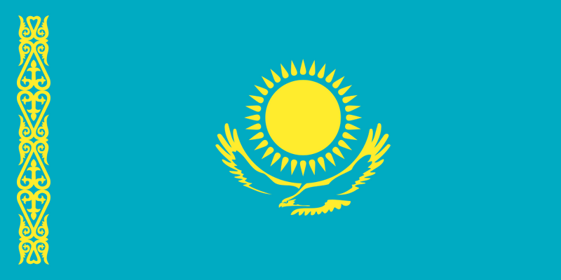 Bestand:Flag of Kazakhstan.svg