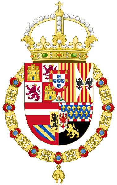 Bestand:Royal Coat of Arms of Spain (1580-1668).svg