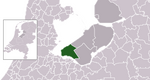 Location of Almere