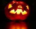 Jack-o'-lantern tijdens Halloween