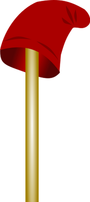 Phrygian cap on pole.svg