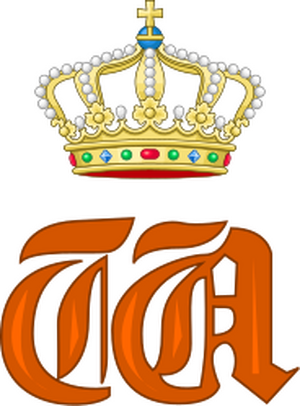 Royal Monogram of William II of the Netherlands and Luxembourg(2).svg