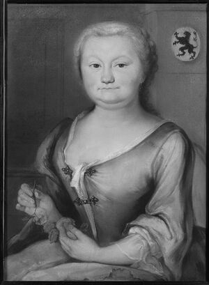 Maria Christina Genoveva van Alkemade (1715 -1748) door: Quirinus van Briemen