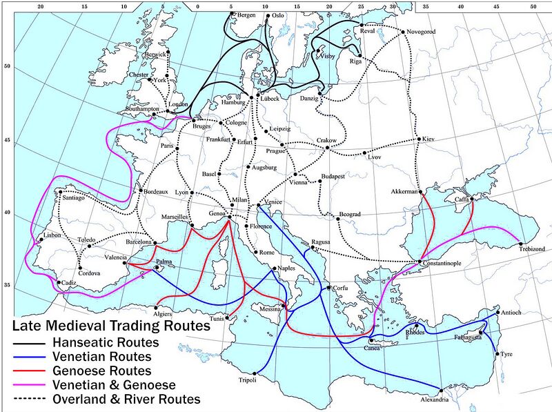 Bestand:Late Medieval Trade Routes.jpg