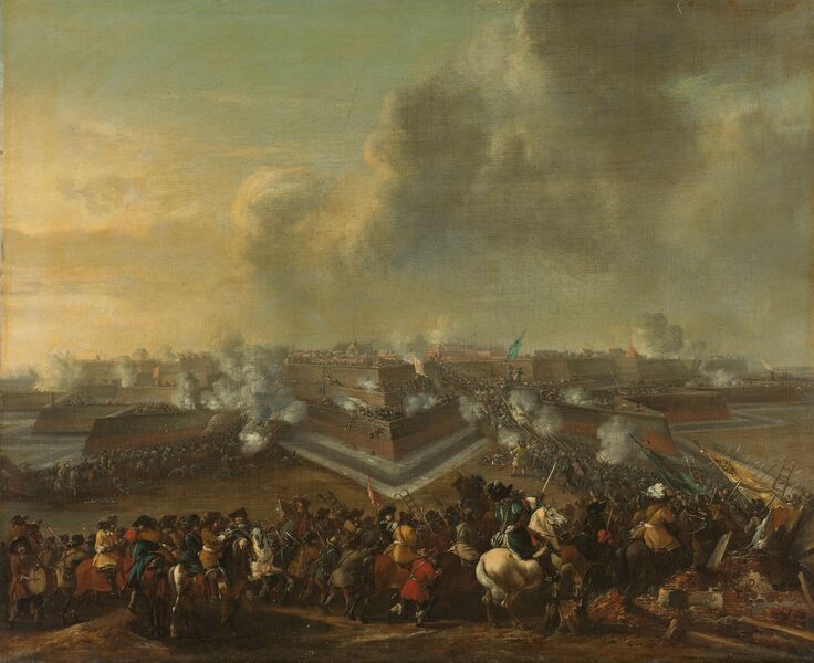 Bestand:De bestorming van Coevorden, 30 december 1672, SK-A-486.jpg