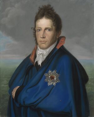 Willem Frederik (1772-1843), erfprins van Oranje-Nassau. Later koning Willem I. Genaamd 'Het mantelportret', SK-A-4113.jpg