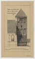 Documentnummer: BT-014313. Beschrijving: Toren van de Ned. Herv. Kerk te Raamsdonk - Restauratieplan. Vervaardiger: Hoog, G. de - Tekenaar. Alternatieve nummers: Adlib Priref BT: 30014226