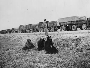 Near East Iran - truck convoy of US supplies for USSR - NARA - 195340.jpg