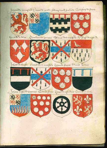 Bestand:Page 65 from a copy of Wapenboek Beyeren (armorial) from ca. 1600.jpg