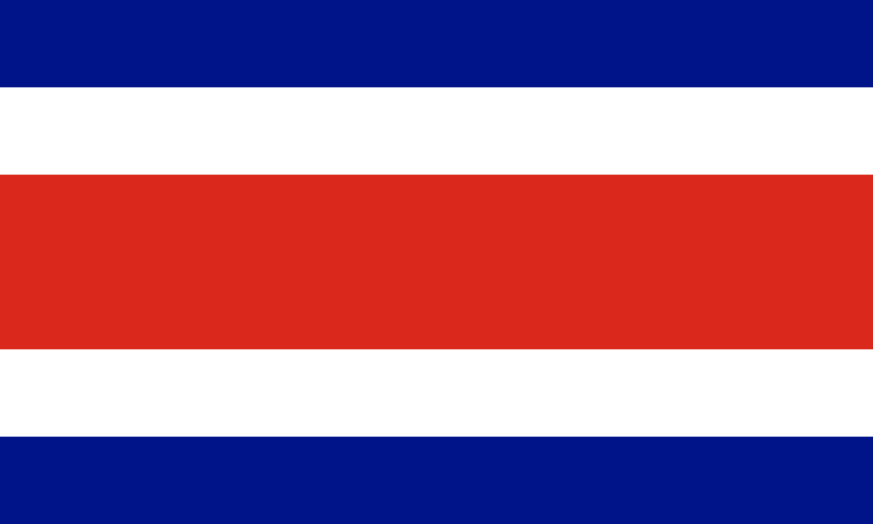 Bestand:Flag of Costa Rica.svg