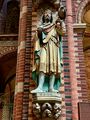 Rondleiding door de Sint Bavokerk nr. 15 H. Bavo 1893. stenen beeld, van Bokhoven, 's-Hertogenbosch (Zijkoepel rechts) Foto Violaine van der Pluijm