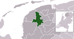 Location of Leeuwarden