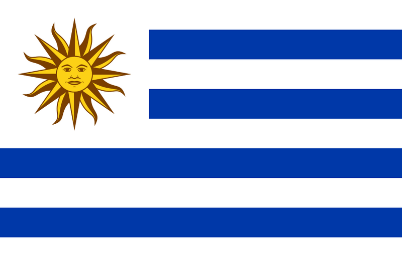 Bestand:Flag of Uruguay.svg